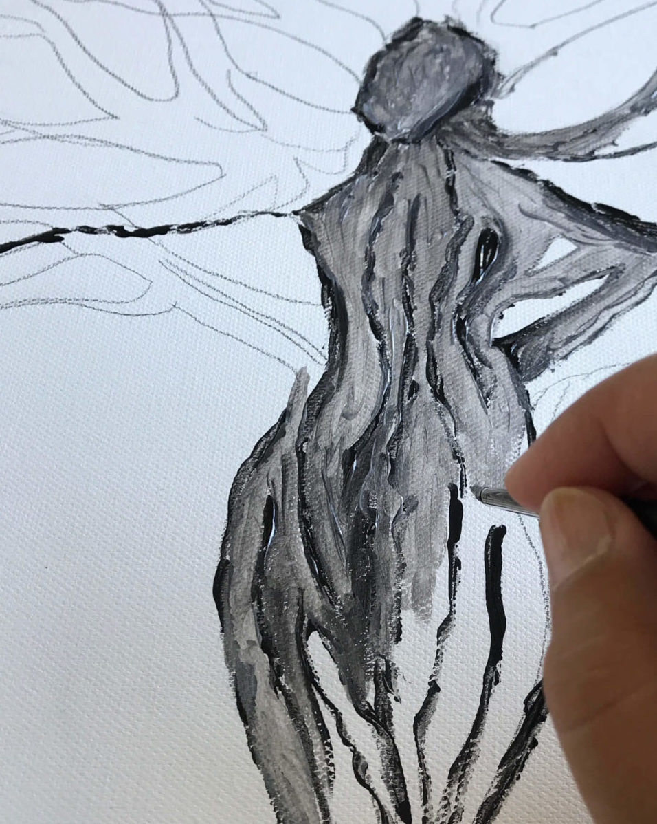 L Arbre A Empreintes Sur Toile Animation Cadeau Original Pour