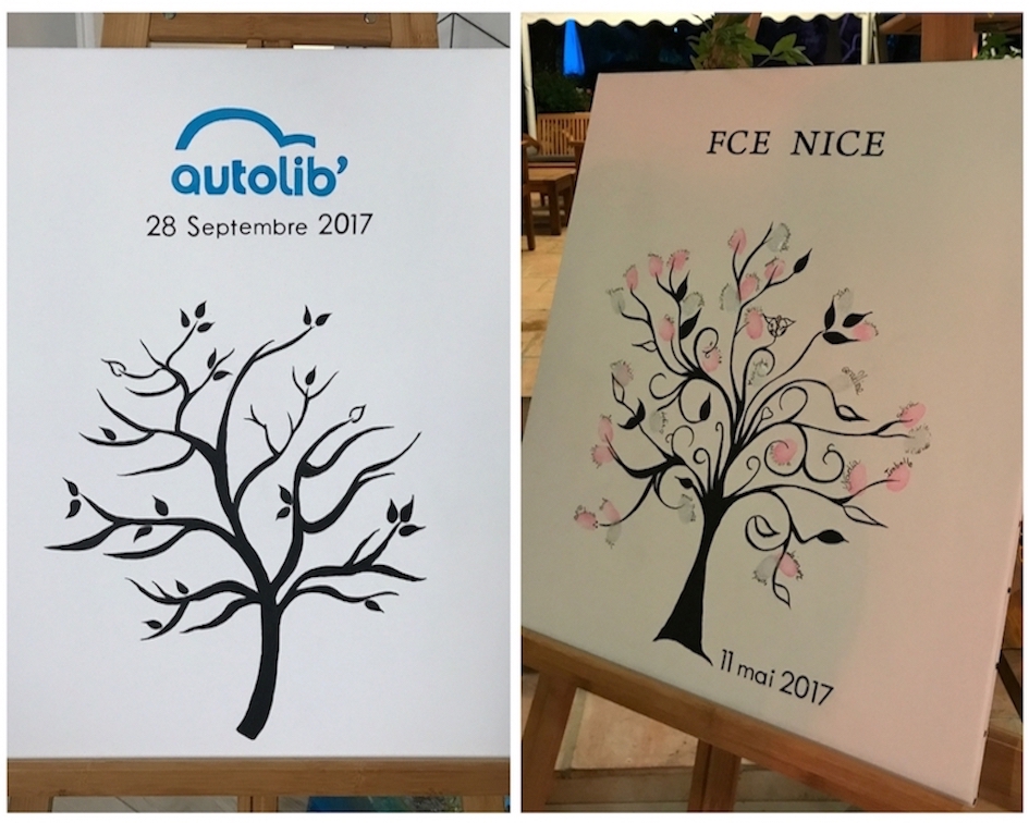 Arbres à empreintes sur Toile | Un cadeau Unique et personnalisé